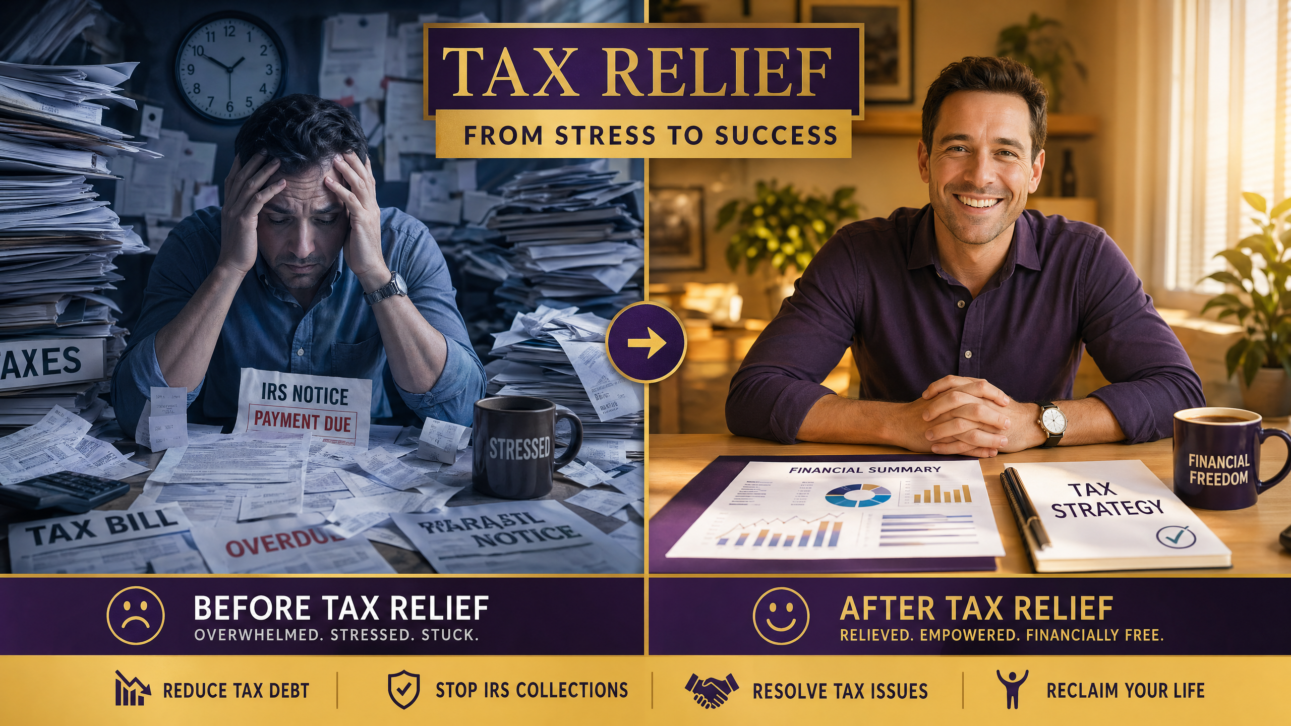 From tax stress to financial peace of mind